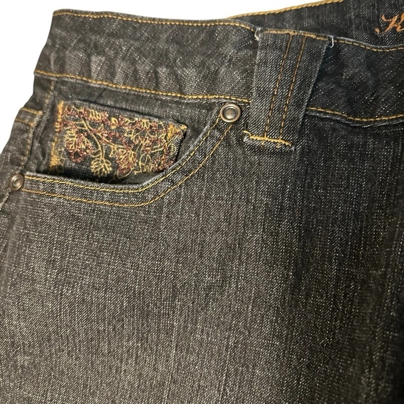 KIKIT Denim Jeans Bootcut Embroidered Embellished size14 - Picture 9 of 16